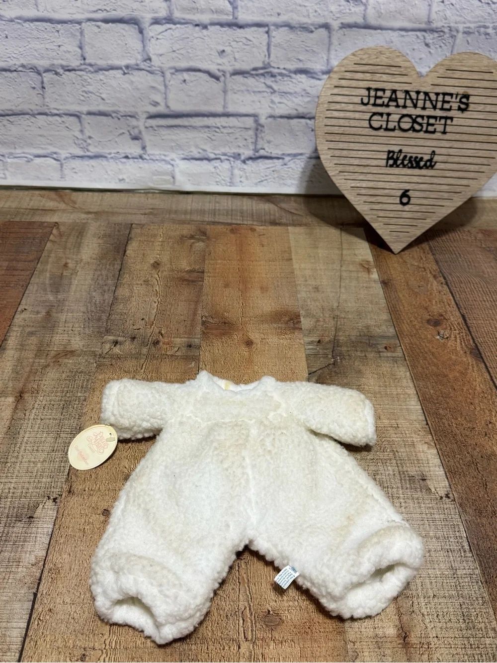 Precious Moments - Cuddles Doll Lamb Outfit Bottom Only Vintage *has Flaws*